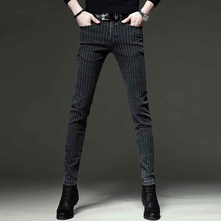 Streetwear Brand Denim - Striped Jeans 2025 Men's Trendy Brand