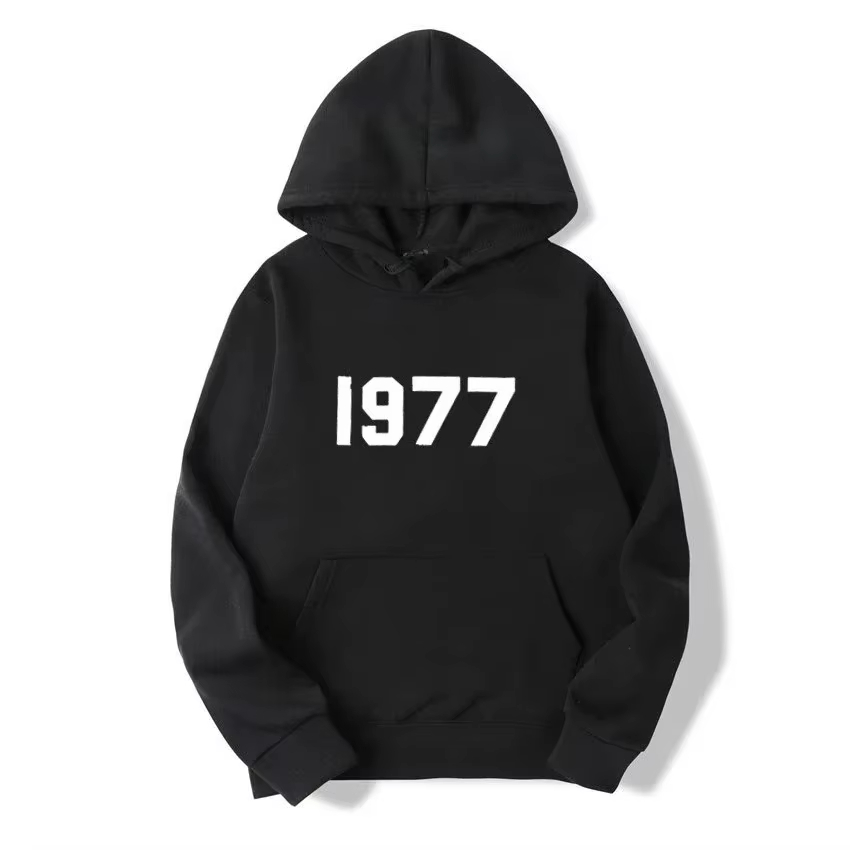 Fear Of God Essential - 1977 New Printed Unisex Hooded Sweater,