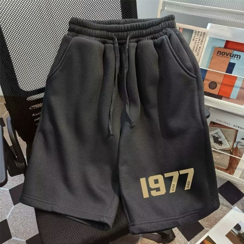 Fear Of God Essential - [M-8XL] American casual shorts with simple