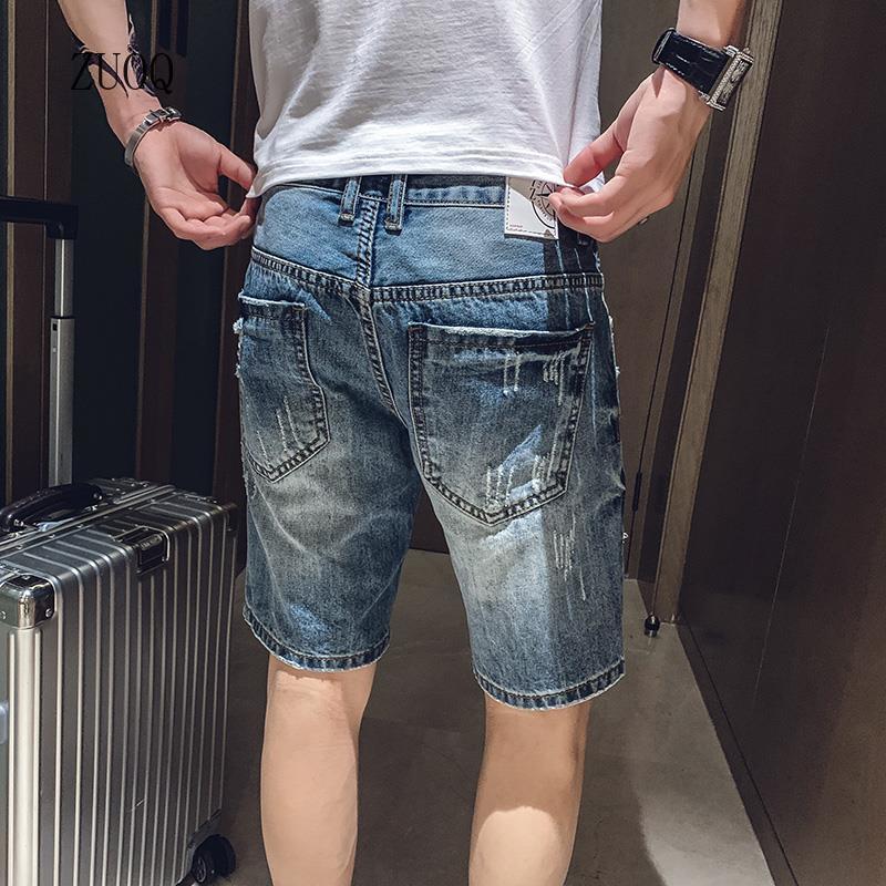 Summer New Denim Shorts Men Vi - đánh giá và giá Streetwear Brand Shorts