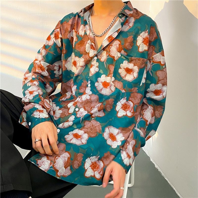 Fashion Men's Long Sleeve Flow - đánh giá và giá Streetwear Brand Flower