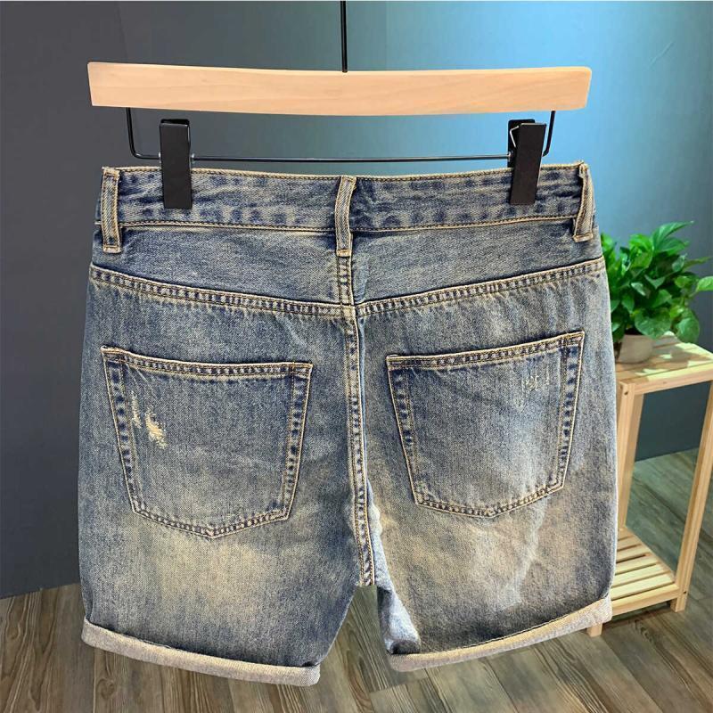 High Street Ripped Denim Short - đánh giá và giá Streetwear Brand Shorts