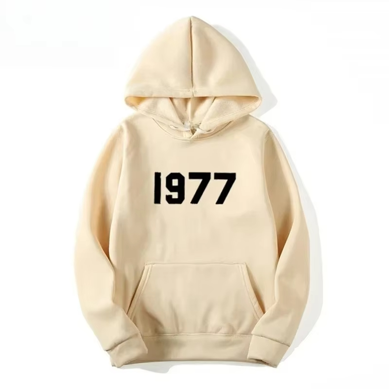 1977 New Printed Unisex Hooded - đánh giá và giá Fear Of God Essential