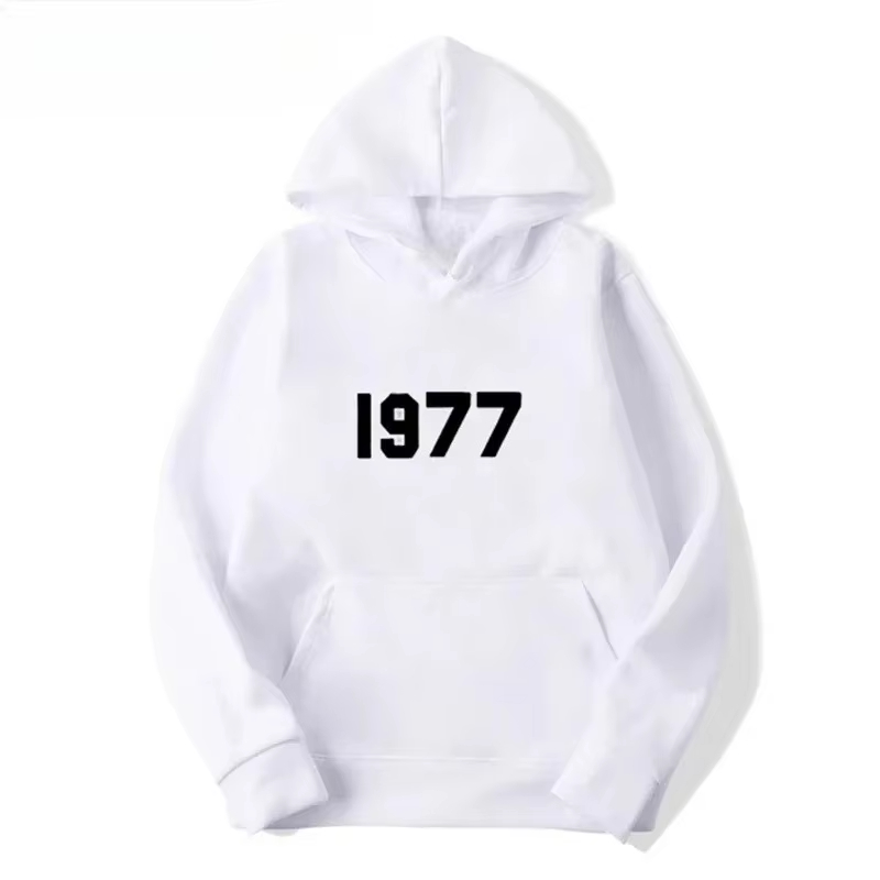 1977 New Printed Unisex Hooded - đánh giá và giá Fear Of God Essential