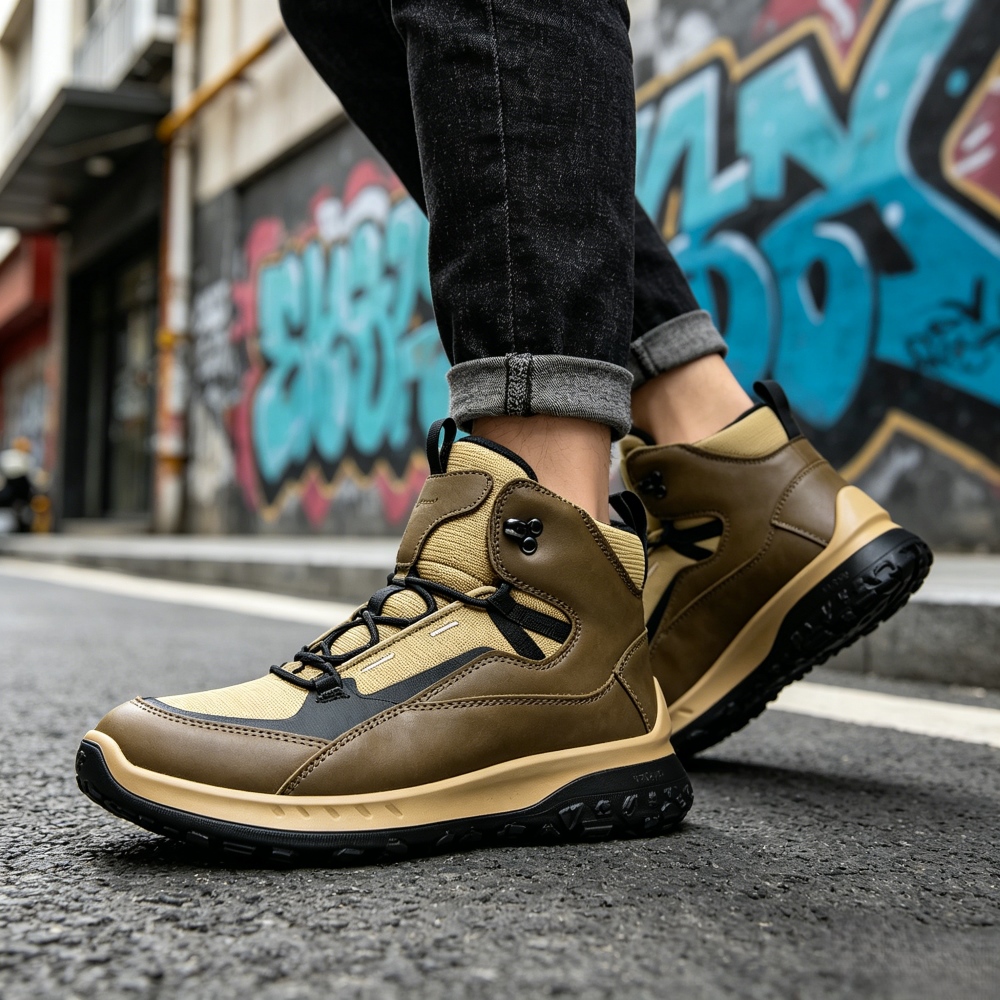 High Top Leather Shoes Men Lux - đánh giá và giá Streetwear Brand Shoes