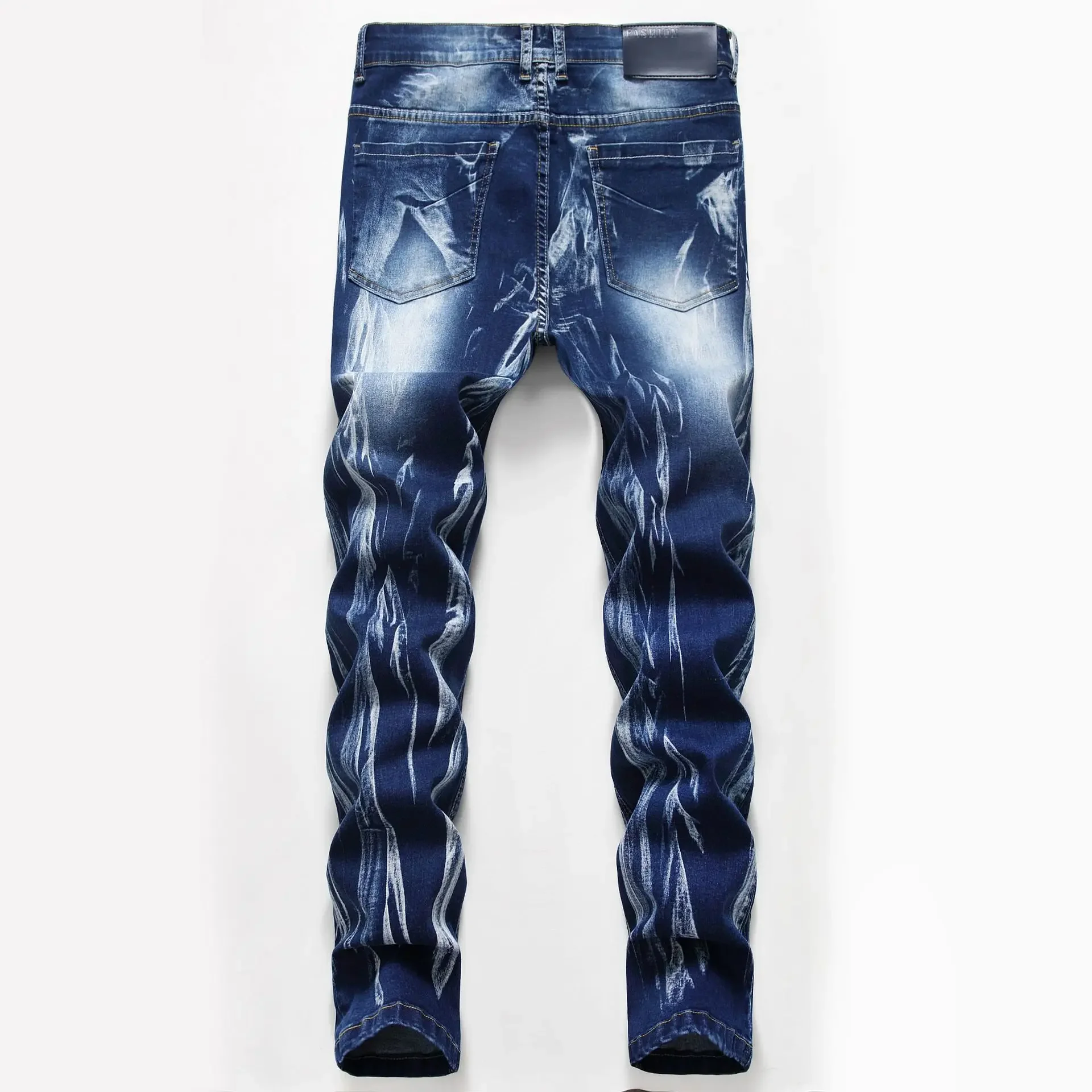 Fashion Print Men's Elasticity - đánh giá và giá Streetwear Brand Denim