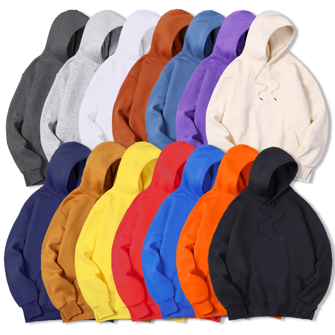 Men's Solid Color Hooded Sweat - đánh giá và giá Streetwear Clothing Brands