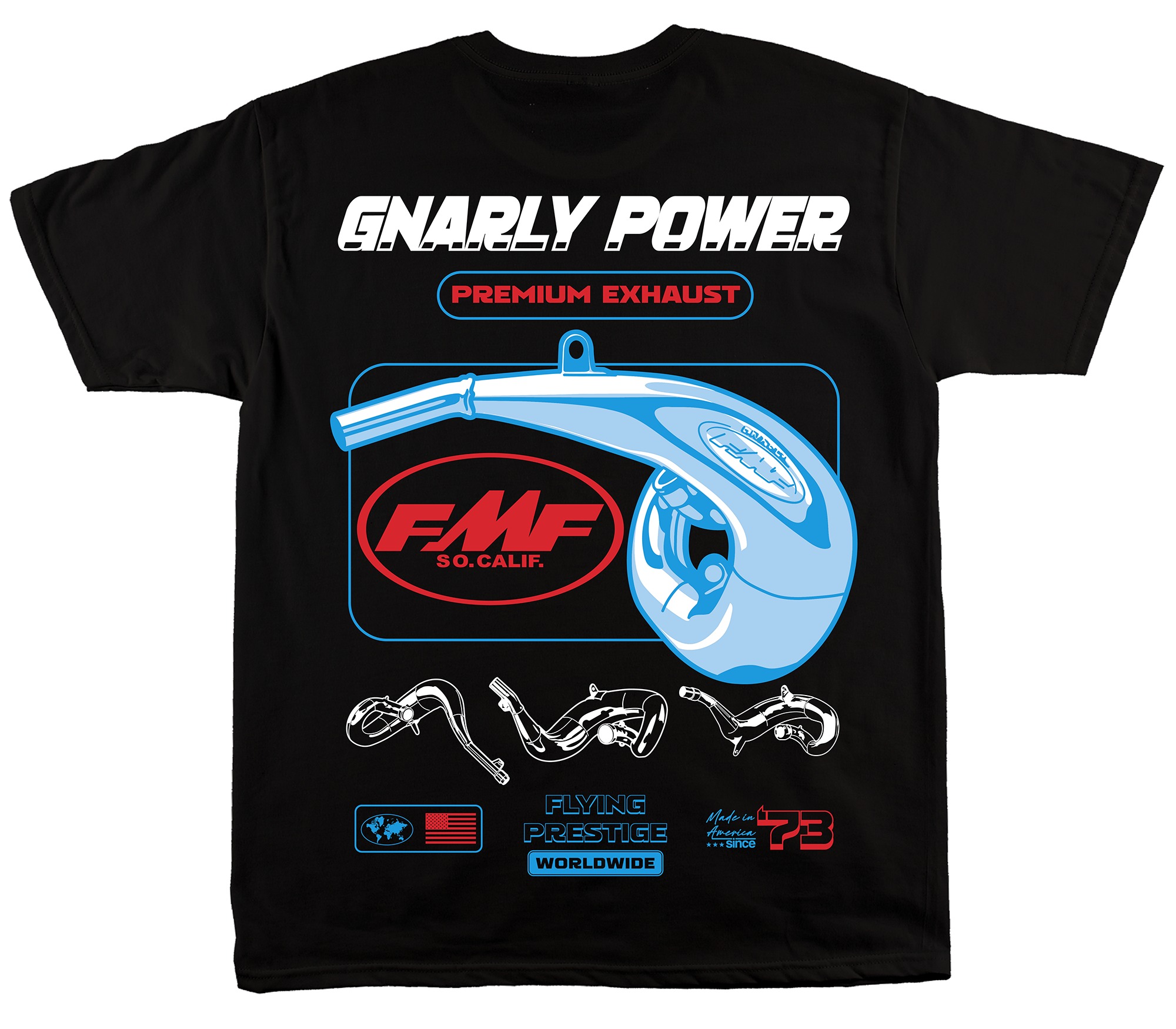 White GNARLY POWER FMF Racing  - đánh giá và giá Off White Streetwear Brand