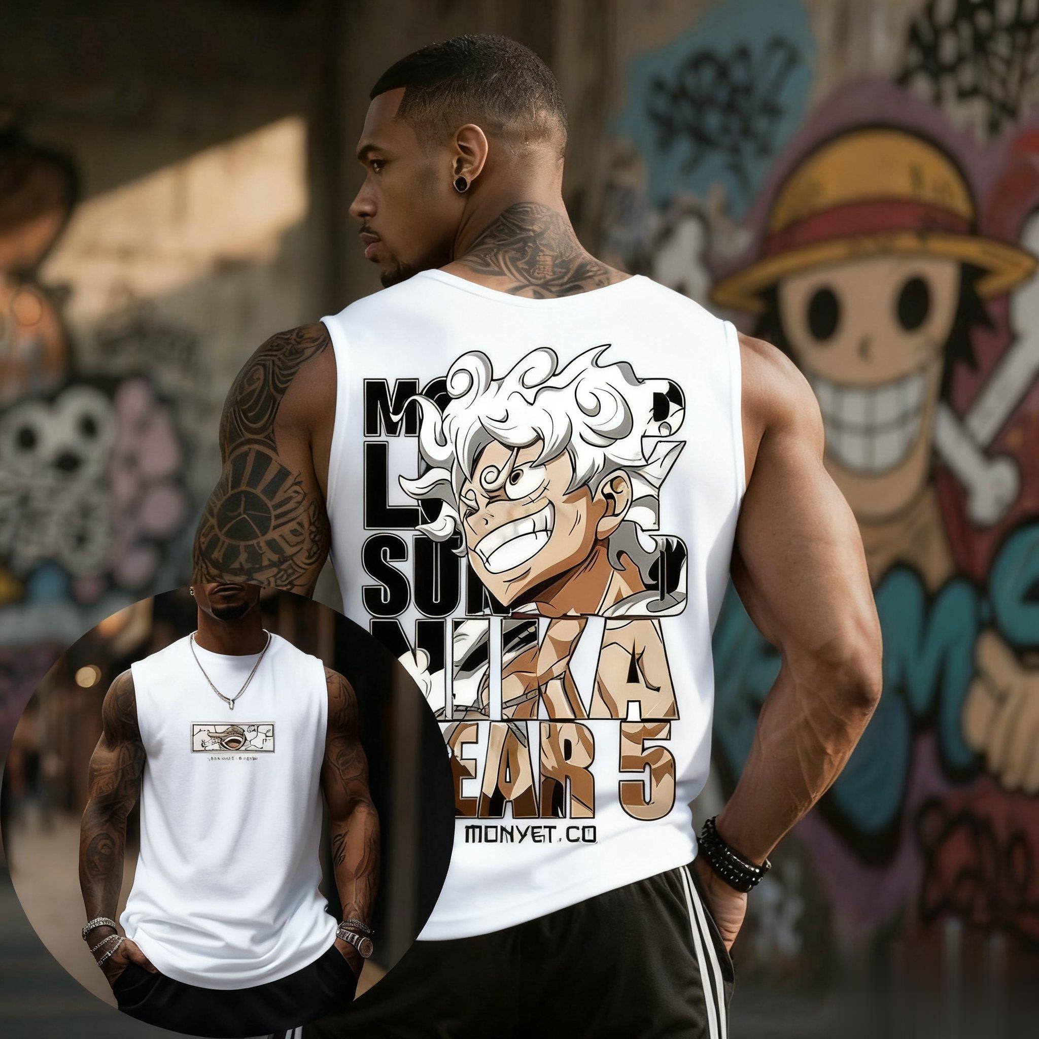 One Piece Luffy Gear 5 Tank To - đánh giá và giá Streetwear Brand Shoes