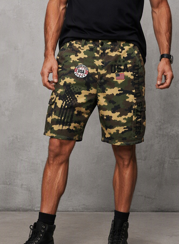 Mens Camo Cargo Shorts USA Fla - đánh giá và giá Corteiz Cargo Pant