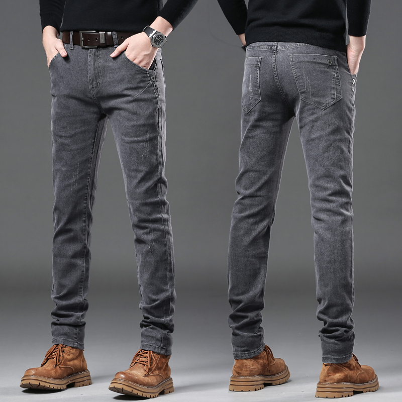 New Pure Gray Korean Slim Jean - đánh giá và giá Streetwear Brand Denim