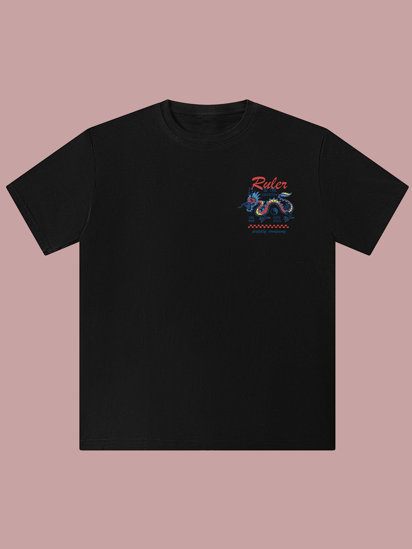 Tai Chi Dragon King Print Tren - đánh giá và giá Streetwear Brand Shirts