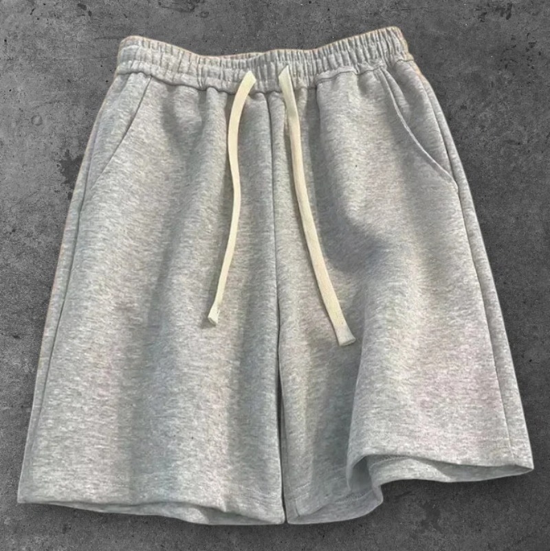 Men's Loose Shorts, Gray, Y2K  - đánh giá và giá Fear Of God Essential